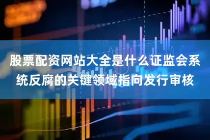 股票配资网站大全是什么证监会系统反腐的关键领域指向发行审核
